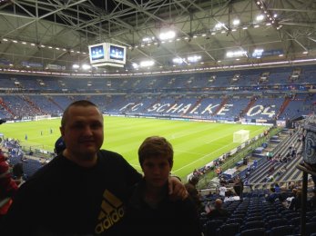 Schalke 04 vs Chelsea - Otec se synem si plnili své tužby na Lize Mistrů