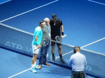 ATP Finále Londýn 2013 - Rafael Nadal vs Tomáš Berdych úvodní fotky