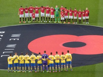Manchester United vs Arsenal FC - Remebrance day minuta ticha