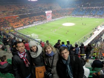 AC Milán vs AS Řím - V Itálii fandí i spousta žen