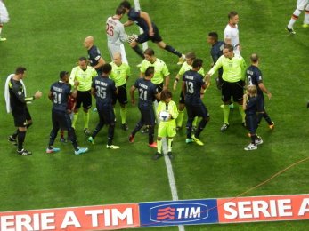 Inter Milán vs AS Řím - zahájení