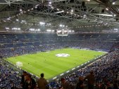 Schalke 04 vs Chelesa FC - Schalke 04 vs Chelsea FC - Rohový panorama pohled na Veltins arenu