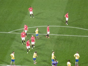 Manchester United vs Arsenal FC - rohový kop