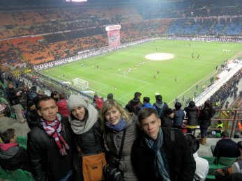 AC Milán vs AS Řím - V Itálii fandí i spousta žen
