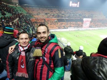 AC Milán vs AS Řím - S nějvětším fanouškem AC Laďou