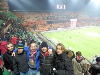 AC Milán vs AS Řím - silná ostravská skupina nesměla chybět