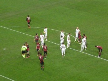 Zájezd AC Milán vs AS Řím - penalta pro AS Řím