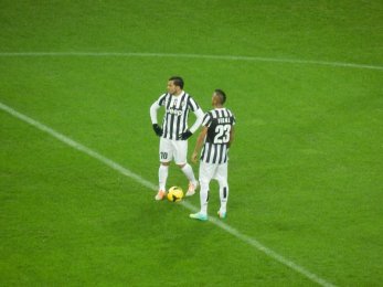 Zájezd Juventus Turín vs Samprdoria Janov - Vidal, Tevéz