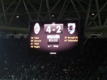 Zájezd Juventus Turín vs Samprdoria Janov - 4:2 hotovo
