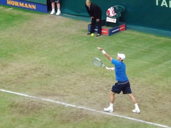 ATP Halle 2012 - Tomáš Berdych a jeho dělový servis
